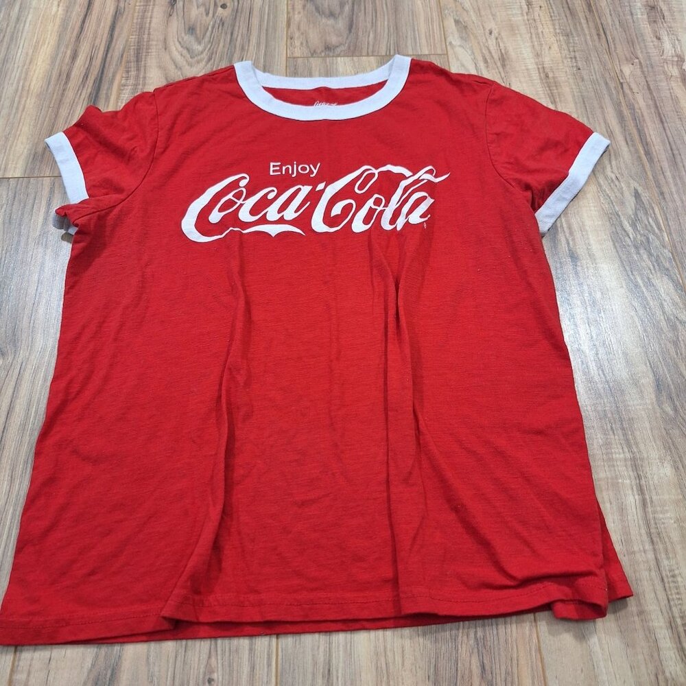 Coca Cola short sleeve shirt size XL